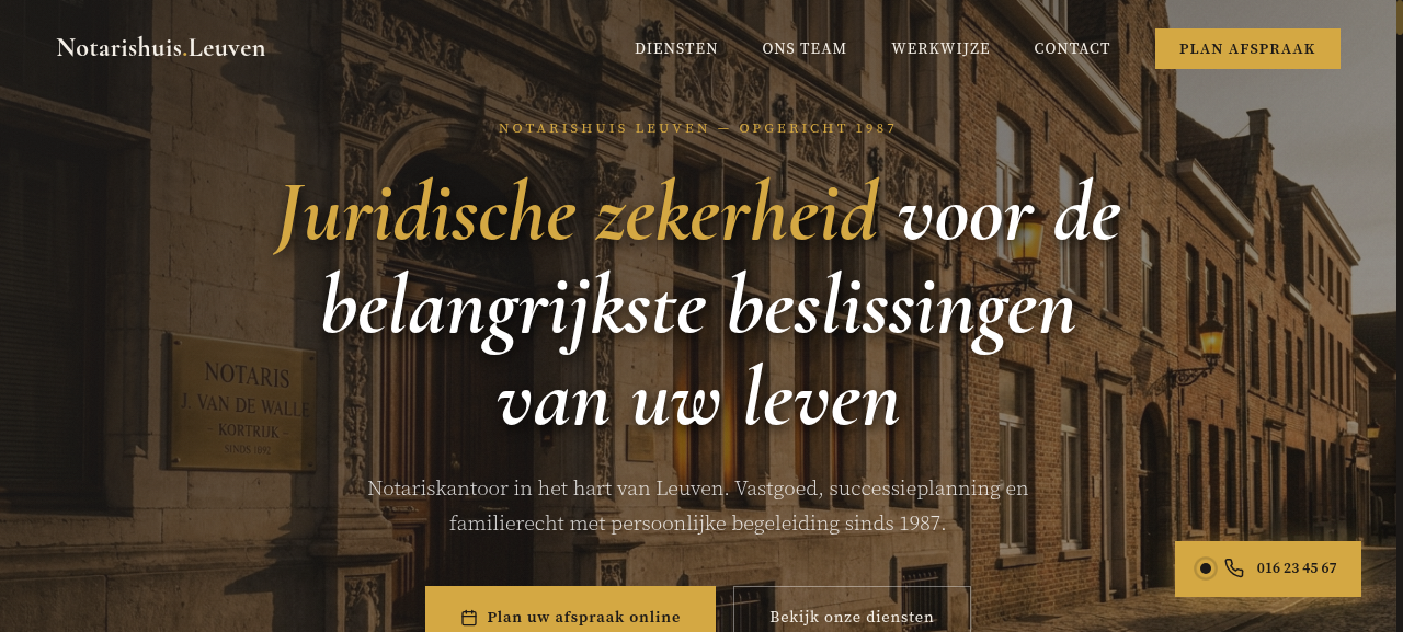 Notarishuis Leuven — notariskantoor